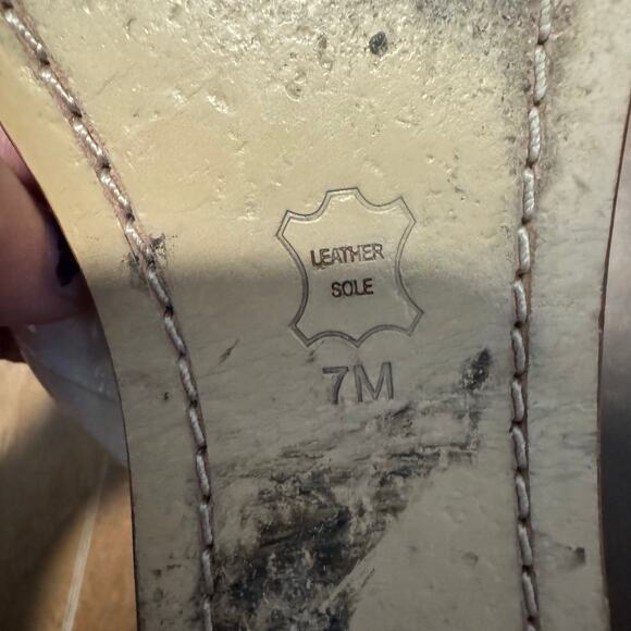 Tory Burch Toe Ring Sandals White Size 7 - Picture 4 of 7